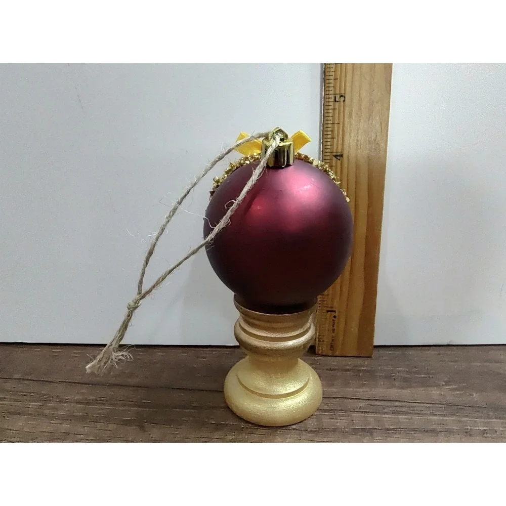 Handmade thrifted ornament diorama